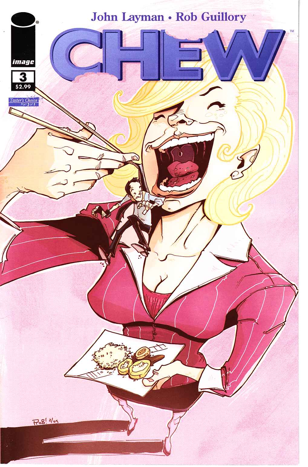 Chew #3 Very Fine Minus (7.5) [Image Comic] THUMBNAIL