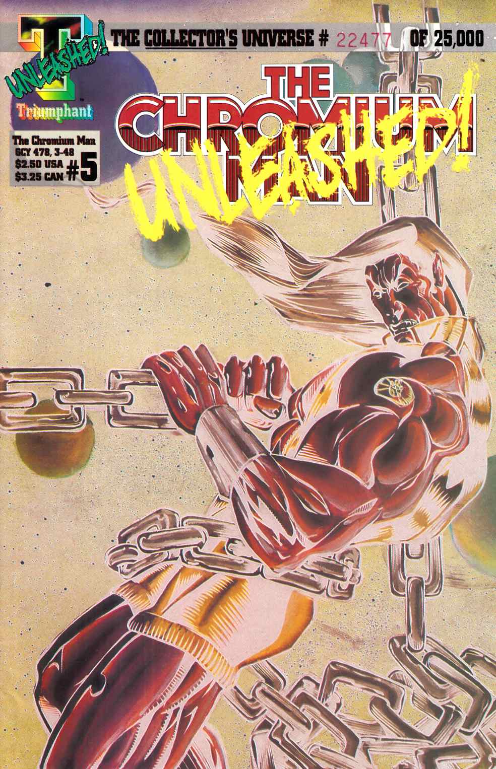 Chromium Man #5 Very Fine (8.0) [Triumphant Comic] THUMBNAIL