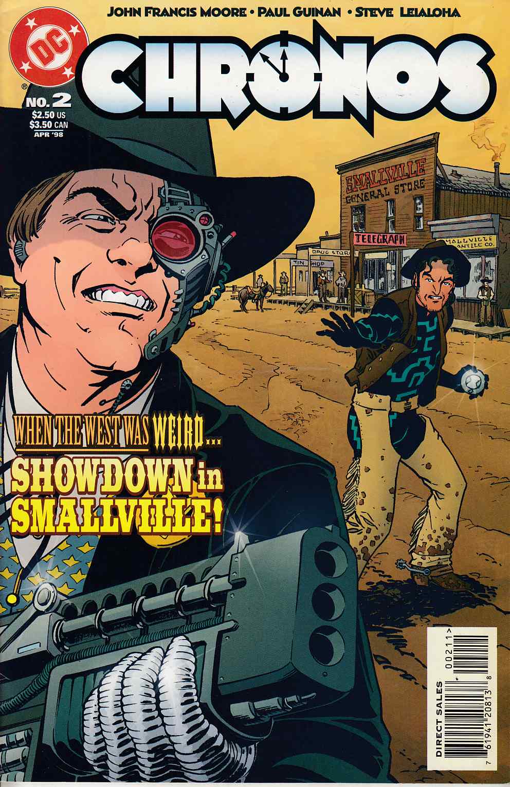 Chronos #2 Near Mint (9.4) [DC Comic] LARGE