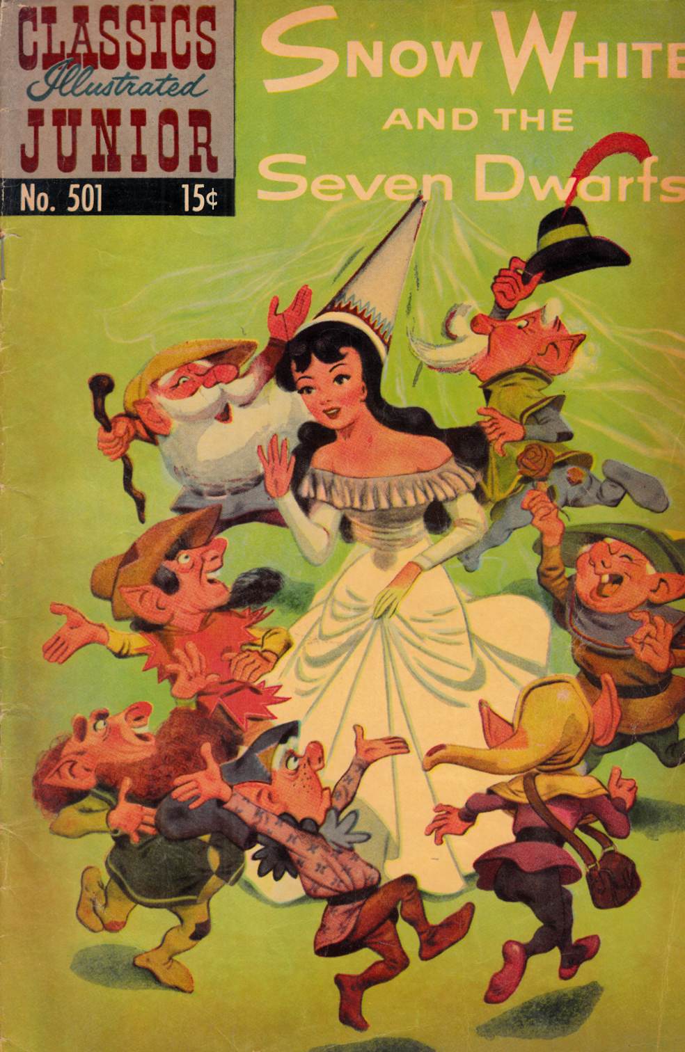 Classics Illustrated Junior #501 Snow White Very Good (4.0) [Classic Comic] LARGE