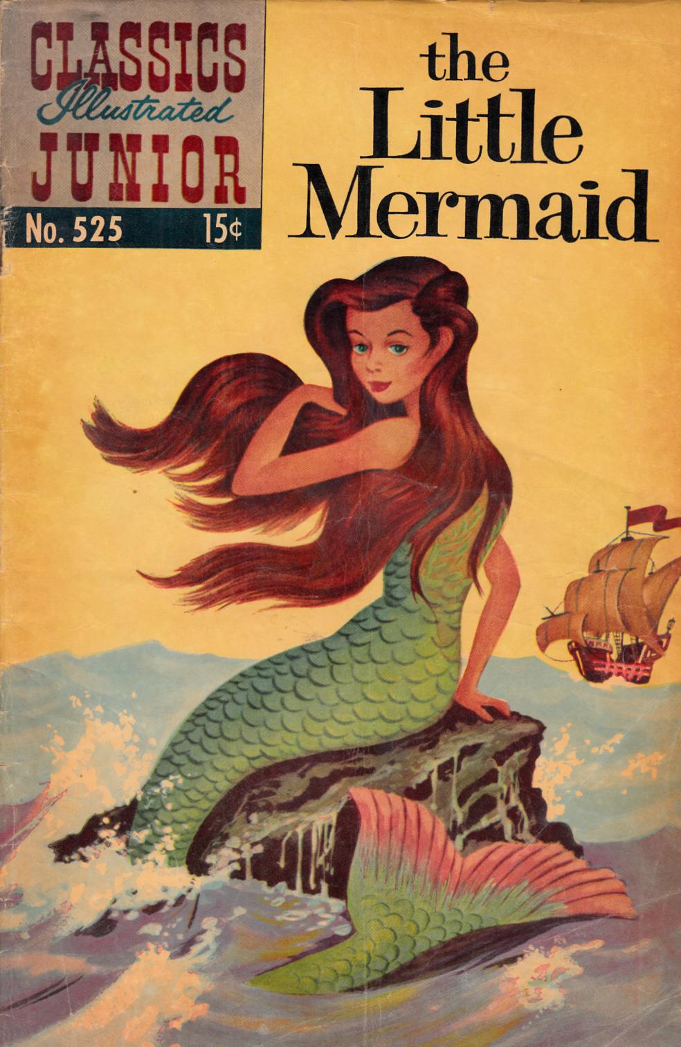 Classics Illustrated Junior #525 Little Mermaid Very Good Plus (4.5) [Classic Comic] LARGE