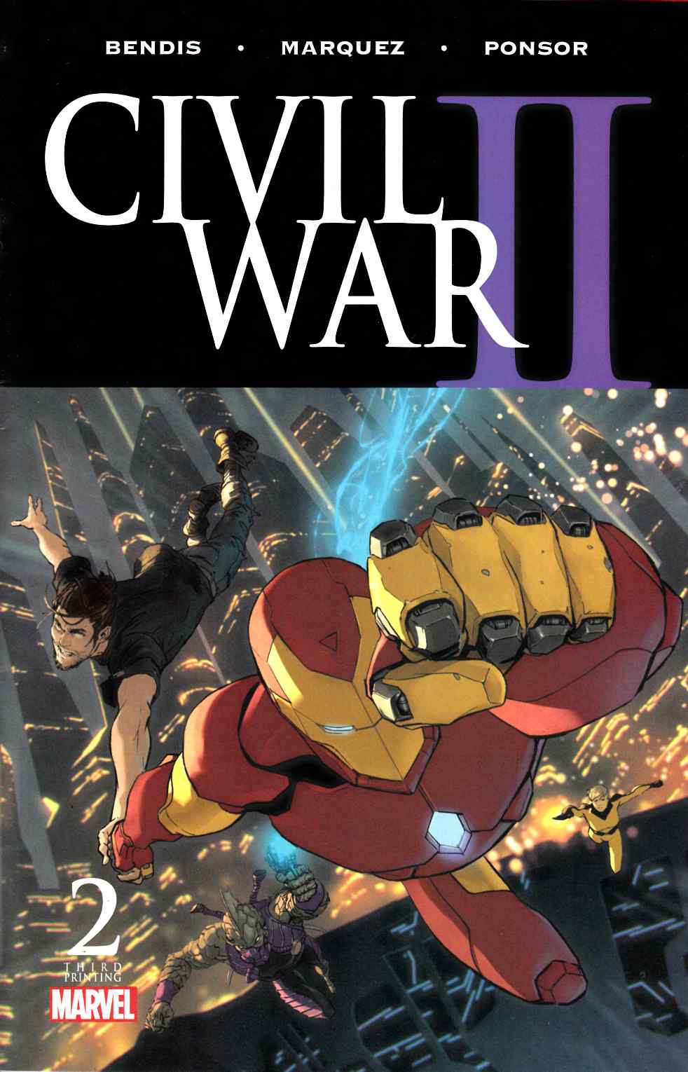 Civil War II #2 Third Printing [Marvel Comic] THUMBNAIL