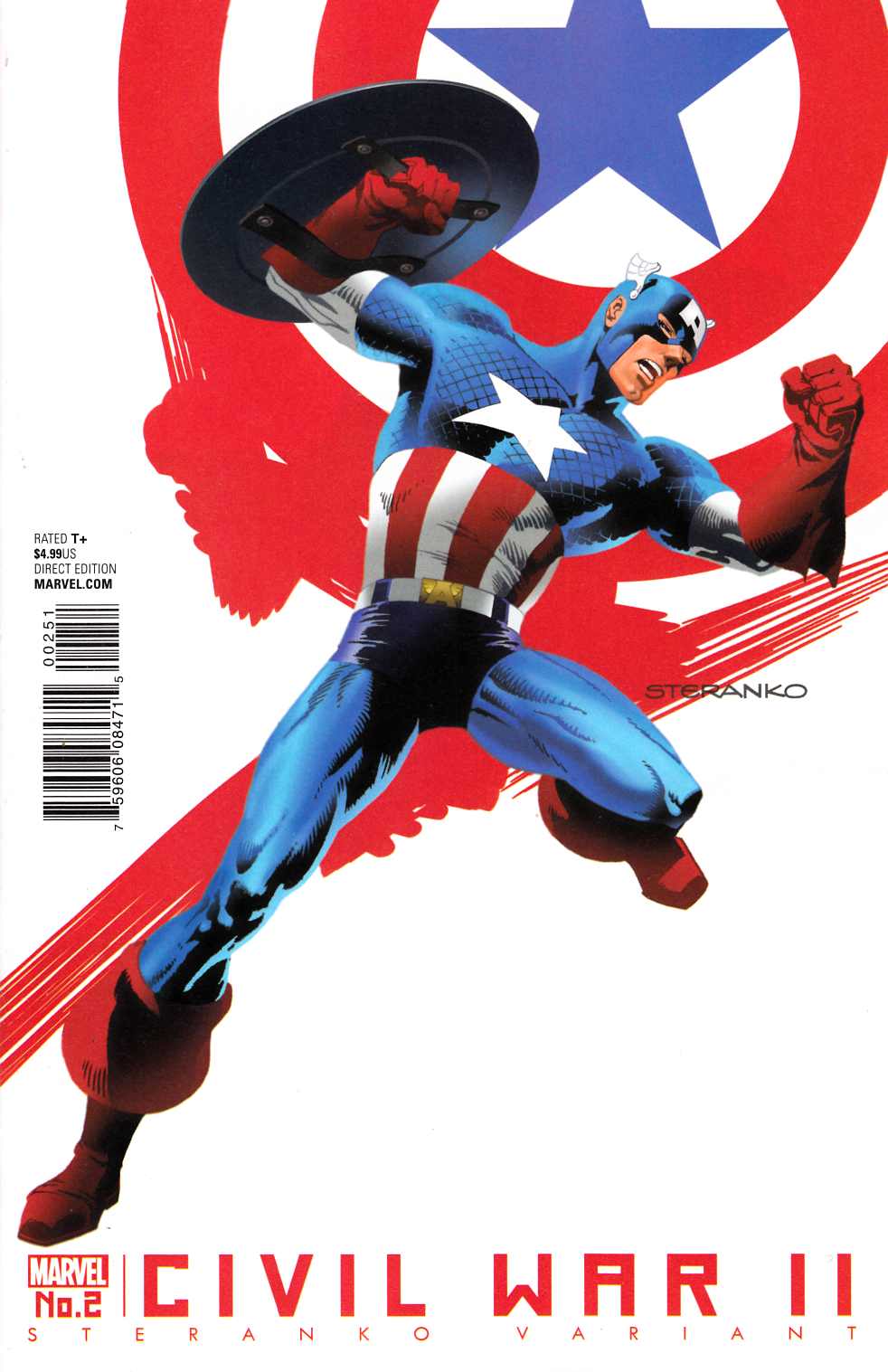 Civil War II #2 Streranko Variant Cover [Marvel Comic] THUMBNAIL