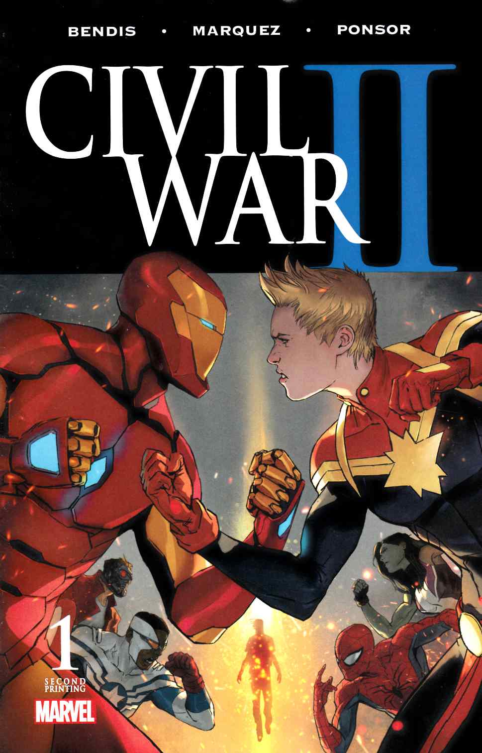 Civil War II #1 Second Printing [Marvel Comic] THUMBNAIL