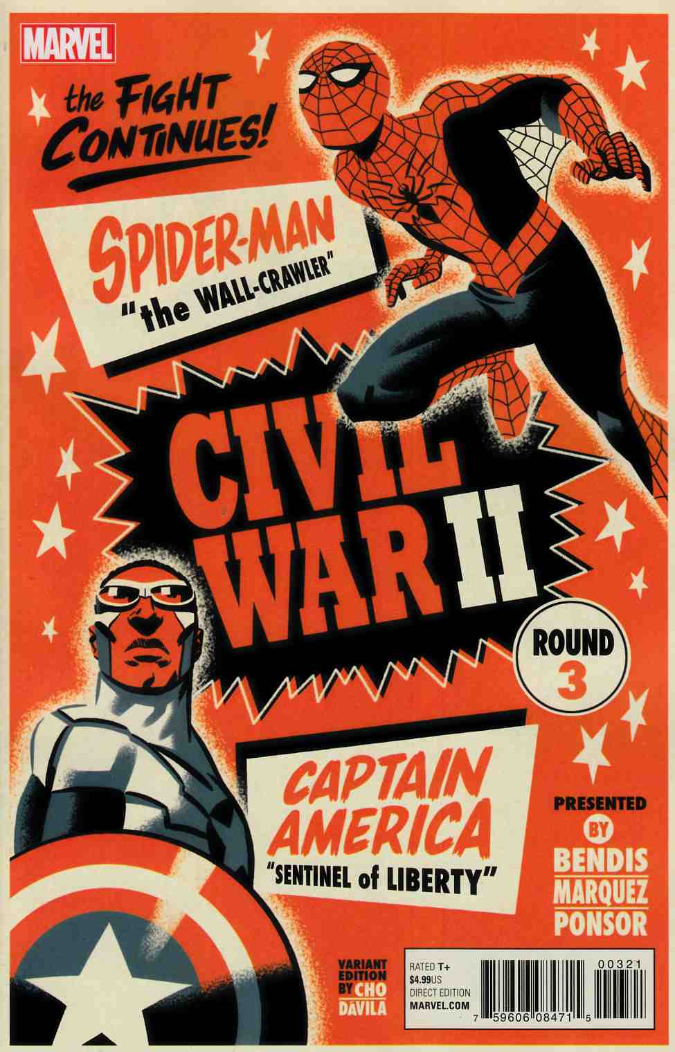 Civil War II #3 Michael Cho Variant Cover [Marvel Comic] THUMBNAIL