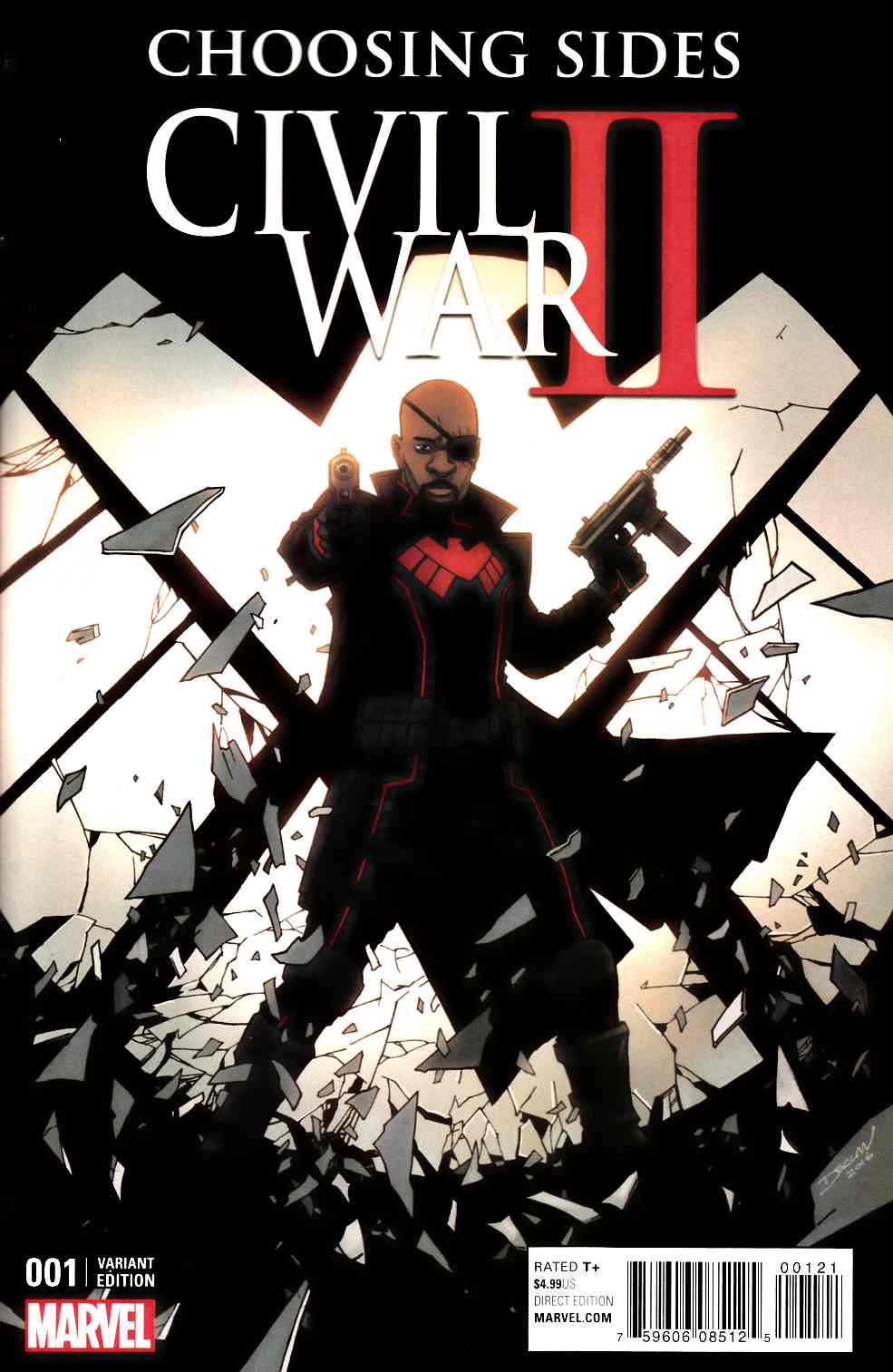Civil War II Choosing Sides #1 Shalvey Variant Cover [Marvel Comic] LARGE