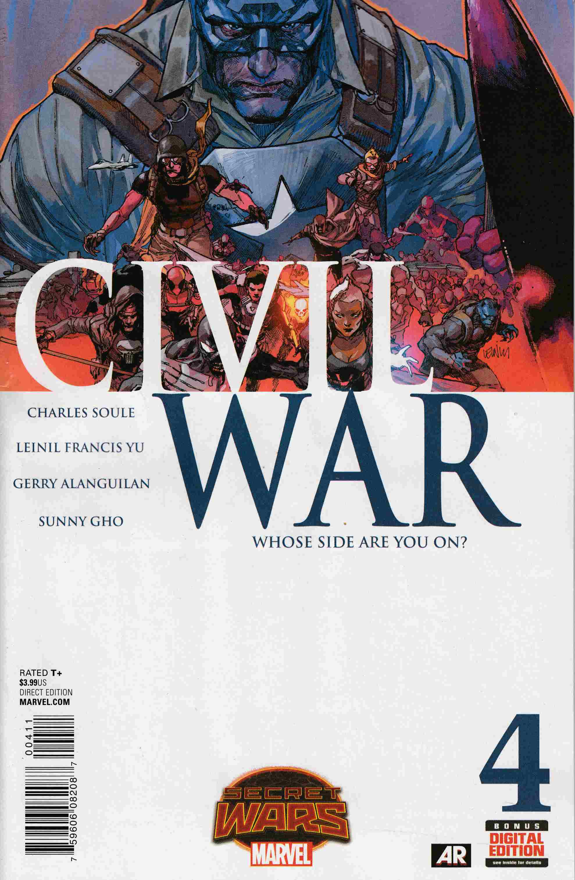 Civil War #4 Near Mint (9.4) [Marvel Comic] LARGE