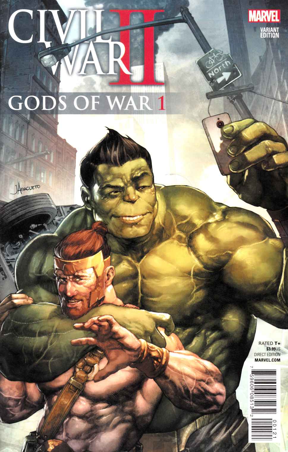 Civil War II Gods of War #1 Anacleto Variant Cover [Marvel Comic] THUMBNAIL