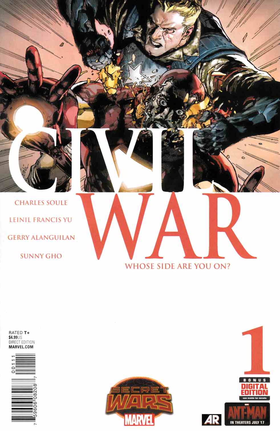 Civil War #1 Near Mint (9.4) [Marvel Comic] LARGE