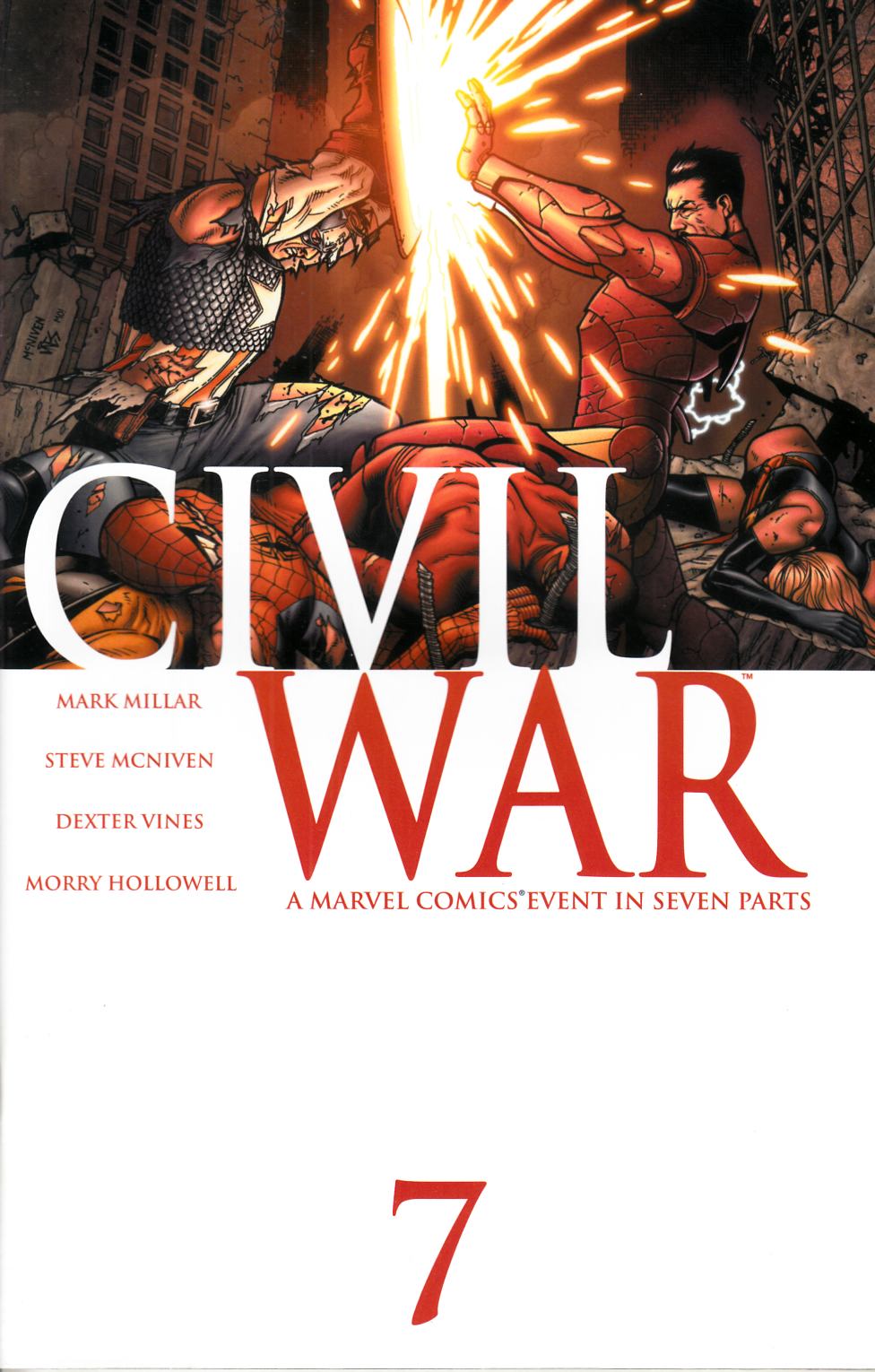 Civil War #7 Very Fine (8.0) [Marvel Comic] LARGE