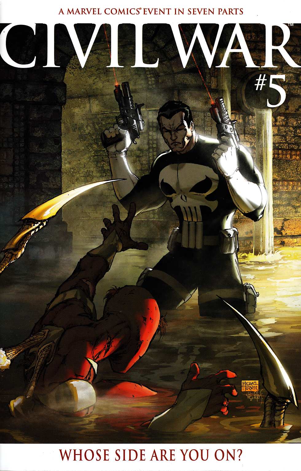 Civil War #5 Turner Variant Cover Near Mint (9.4) [Marvel Comic] THUMBNAIL