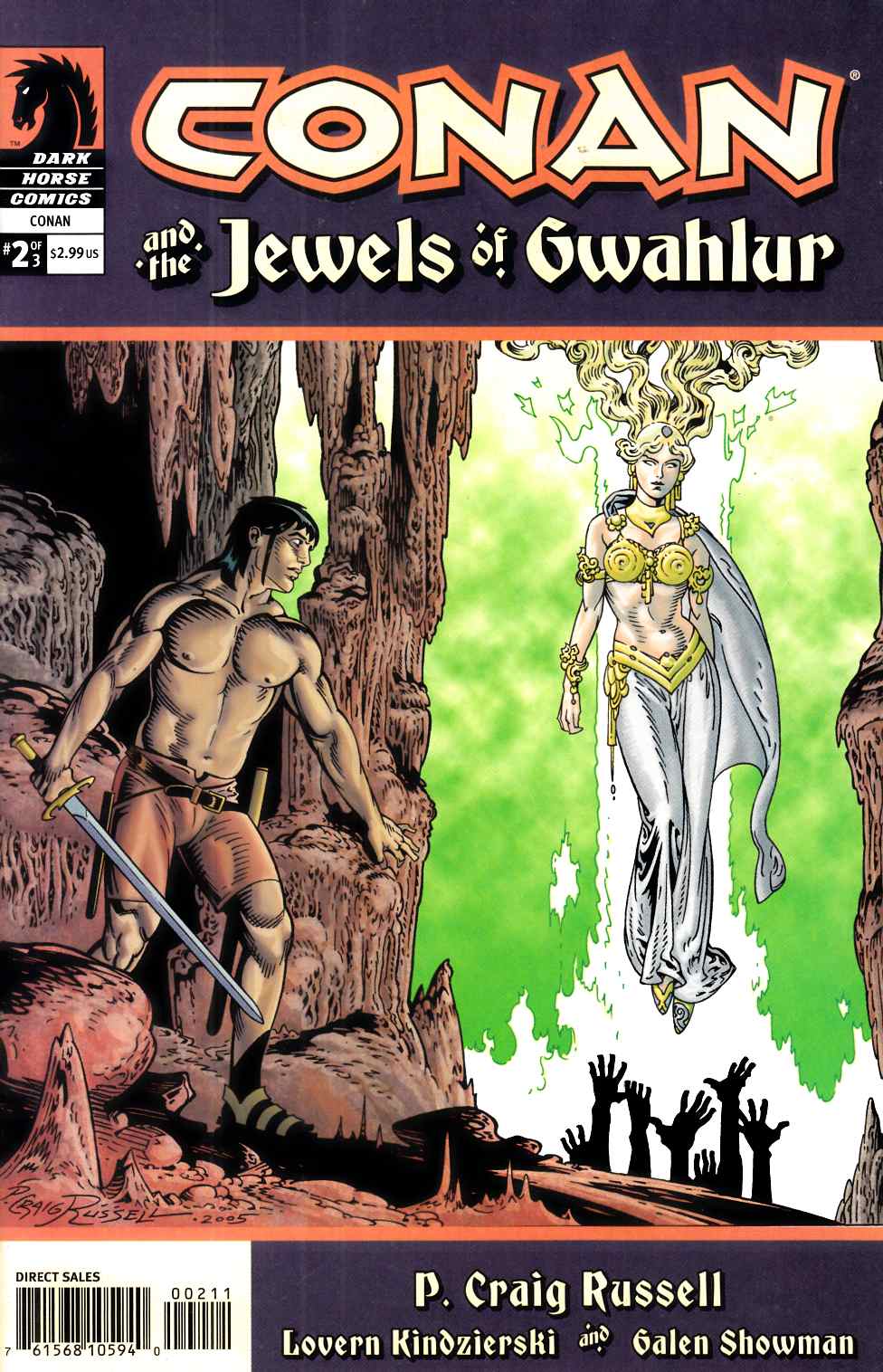 Conan and the Jewels of Gwahlur #2 Near Mint (9.4) [Dark Horse Comic] LARGE