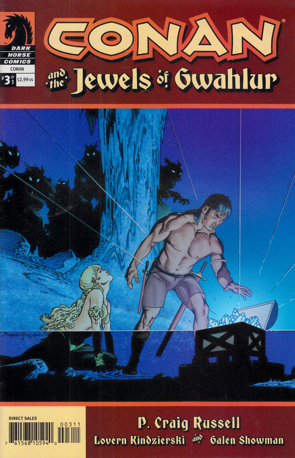 Conan and the Jewels of Gwahlur #3 Near Mint (9.4) [Dark Horse Comic] THUMBNAIL