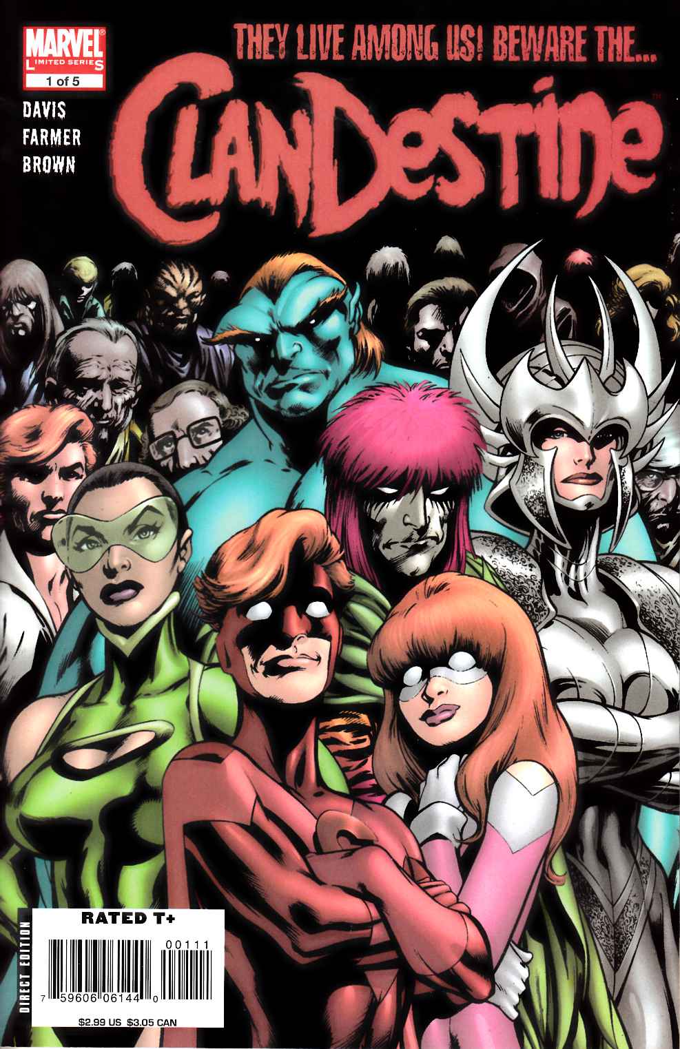 Clandestine #1 Very Fine (8.0) [Marvel Comic] LARGE