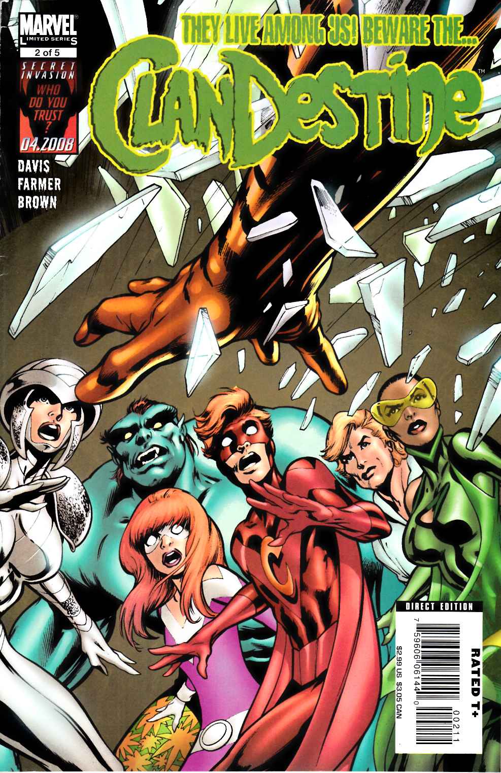 Clandestine #2 Very Fine (8.0) [Marvel Comic] LARGE