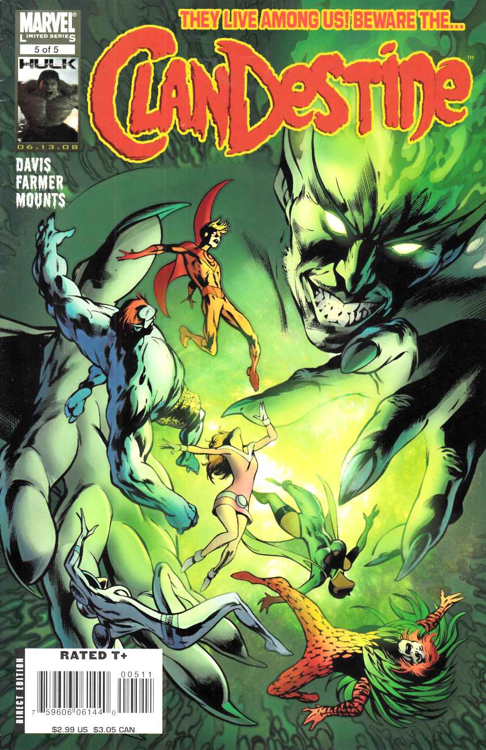 Clandestine #5 Very Fine (8.0) [Marvel Comic] LARGE