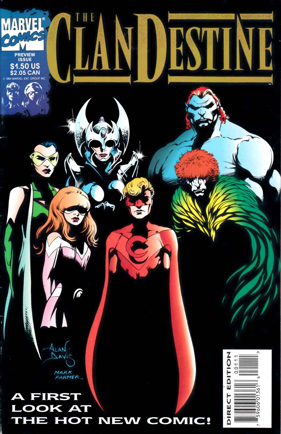 Clandestine Preview #1 Very Fine (8.0) [Marvel Comic] LARGE