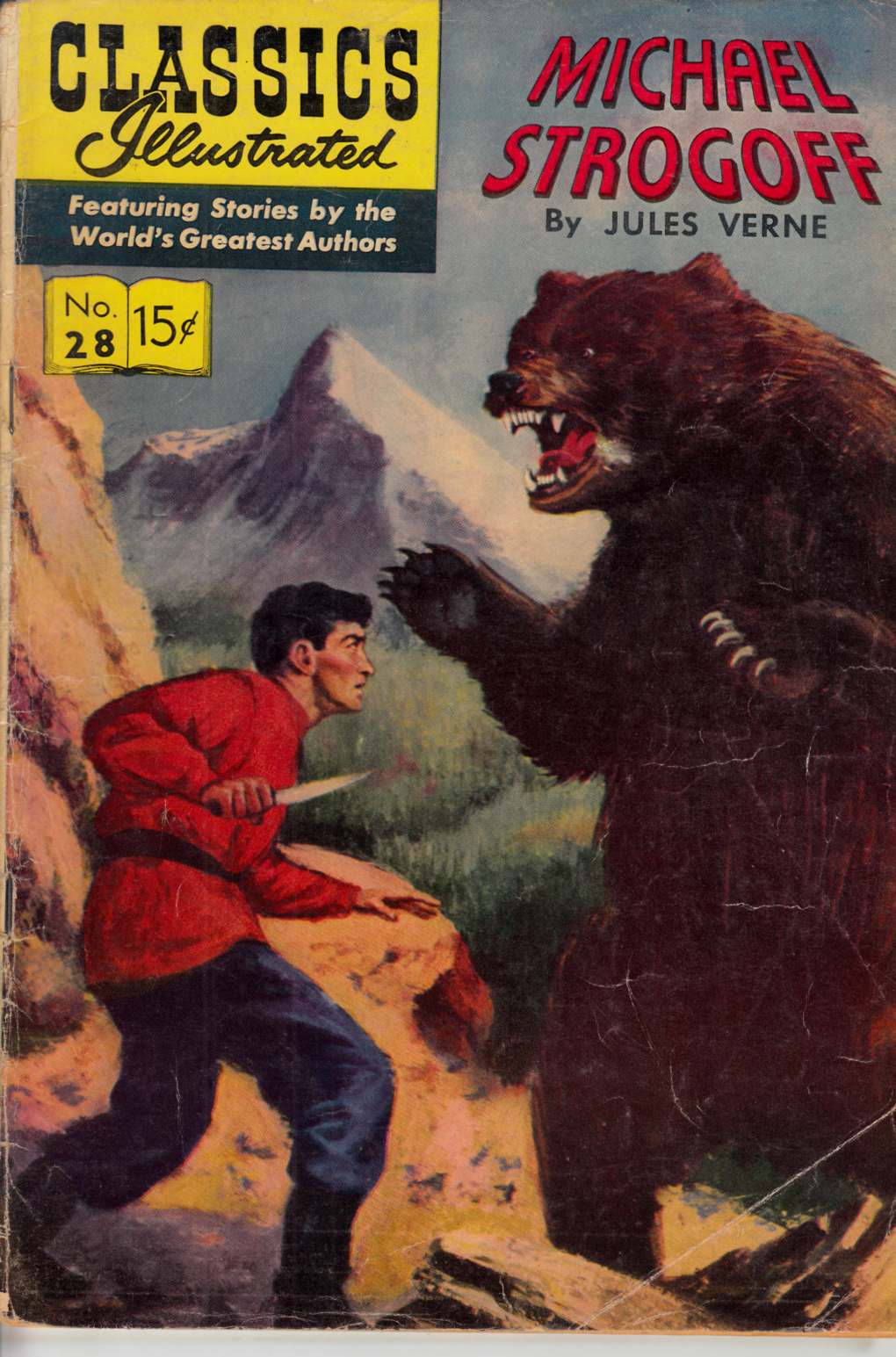 Classics Illustrated #28 Michael Strogoff 3rd Printing Good Plus (2.5) [Classic Comic] LARGE