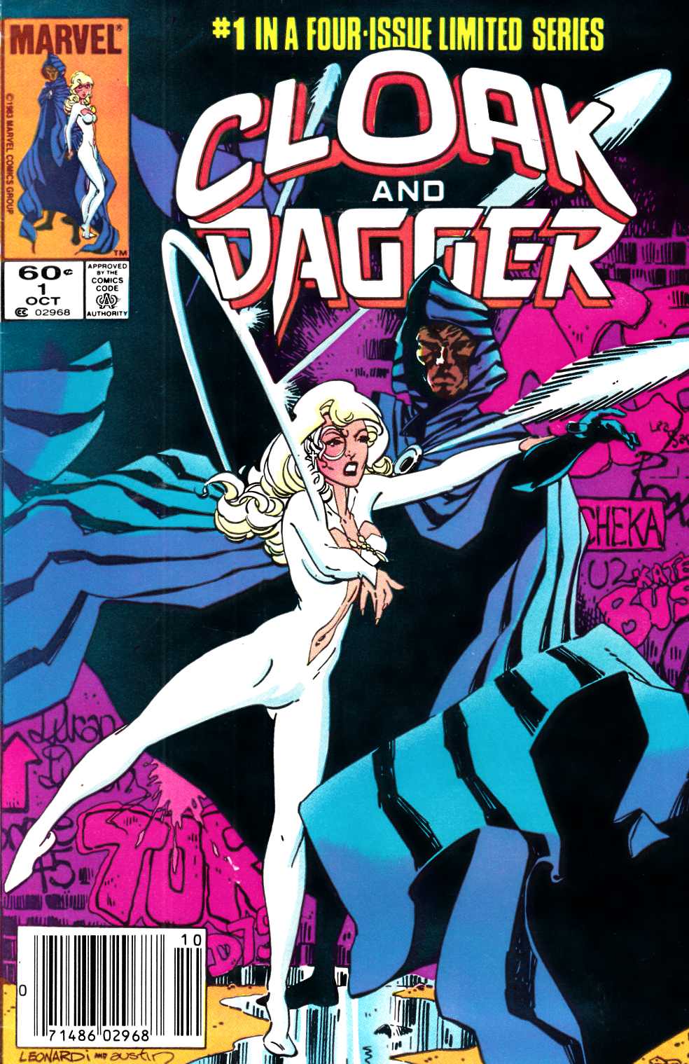 Cloak and Dagger #1 Newsstand Edition Fine Plus (6.5) [Marvel Comic] LARGE