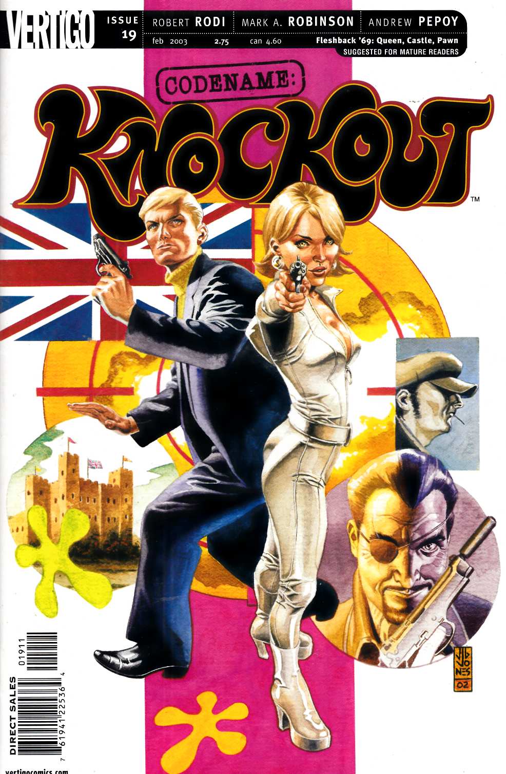 Codename Knockout #19 Near Mint (9.4) [DC Comic] THUMBNAIL