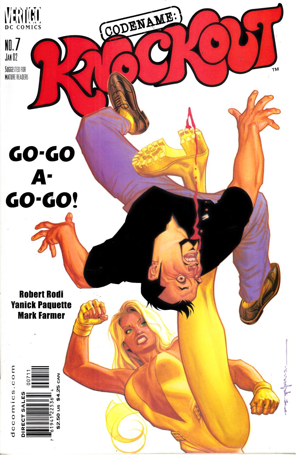 Codename Knockout #7 Near Mint (9.4) [DC Comic] LARGE