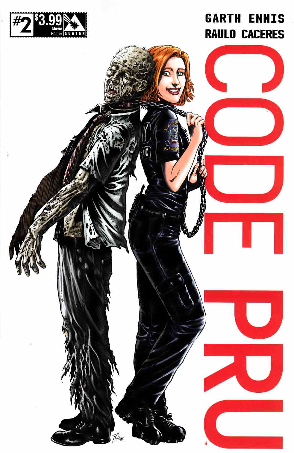Code Pru #2 Movie Poster Cover [Avatar Comic] LARGE