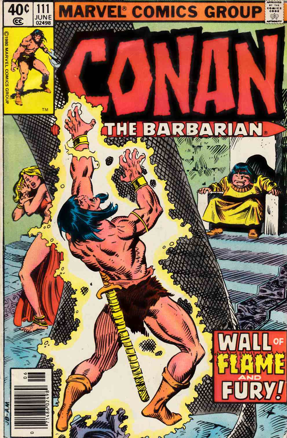 Conan the Barbarian #111 Newsstand Edition Good Plus (2.5) [Marvel Comic] THUMBNAIL