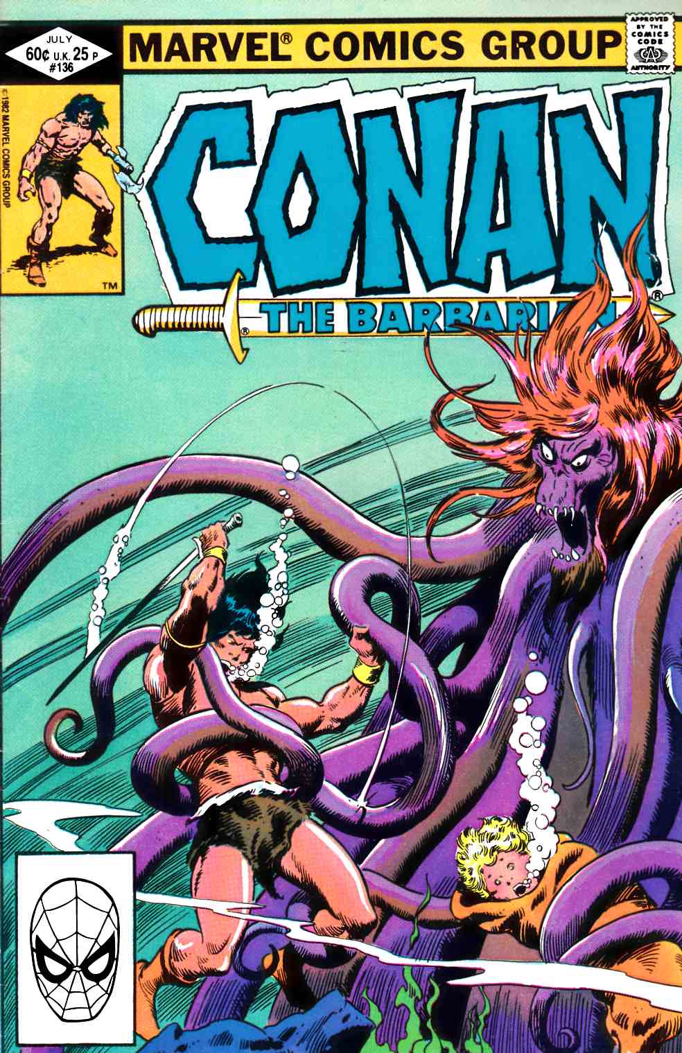 Conan the Barbarian #136 Very Good (4.0) [Marvel Comic] THUMBNAIL