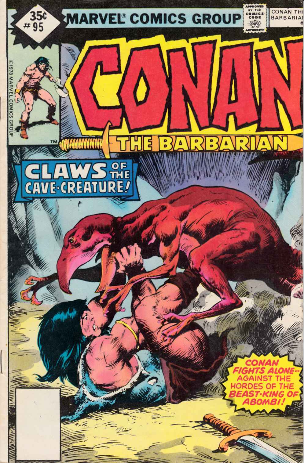 Conan the Barbarian #95 Whitman Edition Very Good Plus (4.5) [Marvel Comic] LARGE