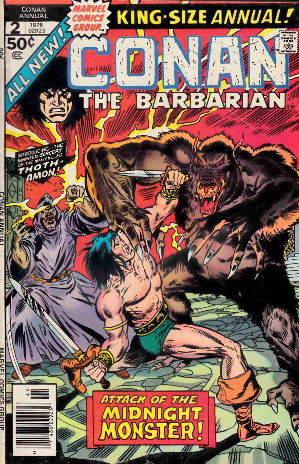 Conan the Barbarian Annual #2 Good/Very Good (3.0) [Marvel Comic] THUMBNAIL