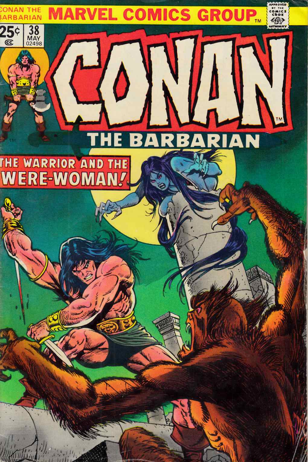 Conan the Barbarian #38 Good Plus (2.5) [Marvel Comic] LARGE