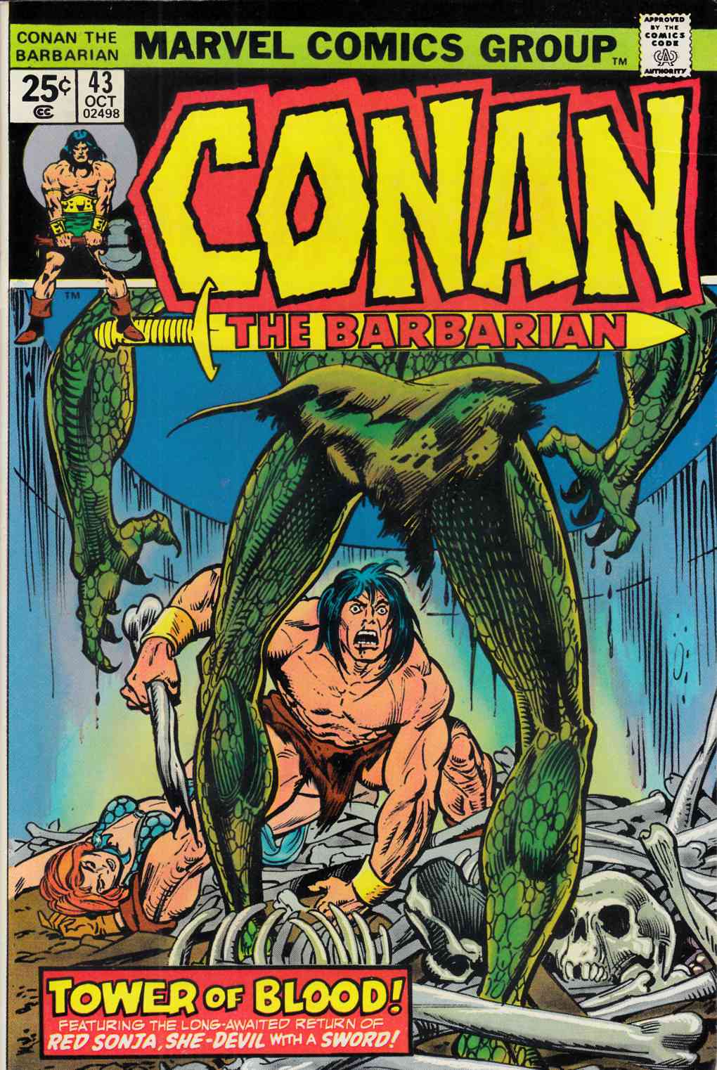 Conan the Barbarian #43 Fine/Very Fine (7.0) [Marvel Comic] LARGE