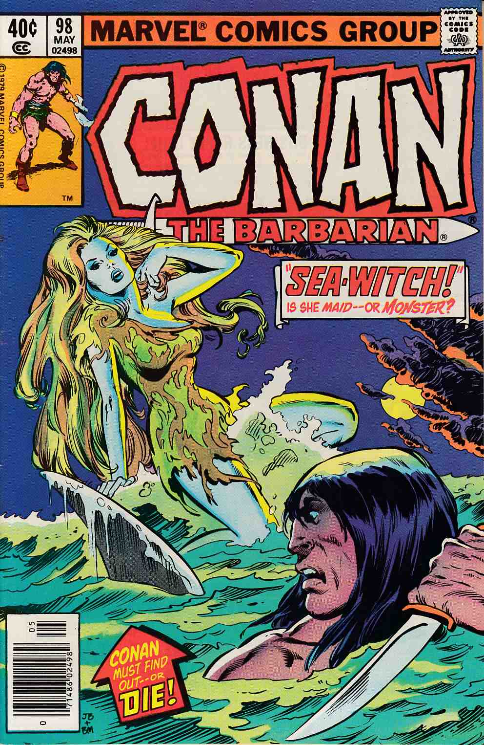 Conan the Barbarian #98 Very Fine (8.0) [Marvel Comic] LARGE