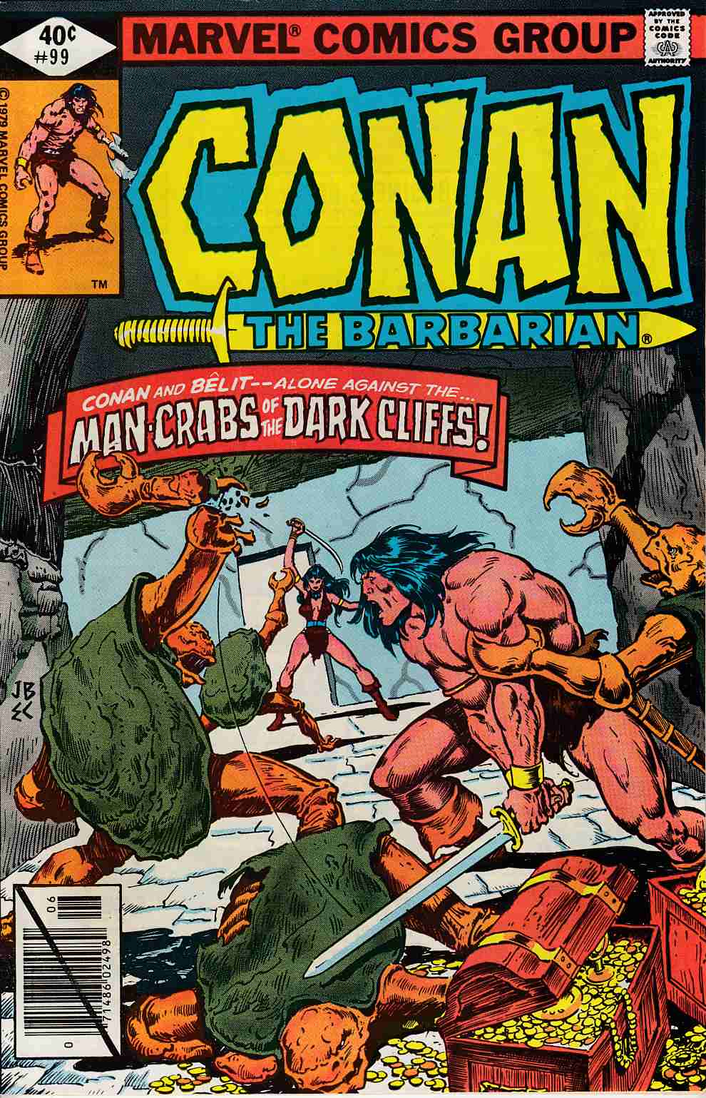 Conan the Barbarian #99 Very Fine Minus (7.5) [Marvel Comic] LARGE