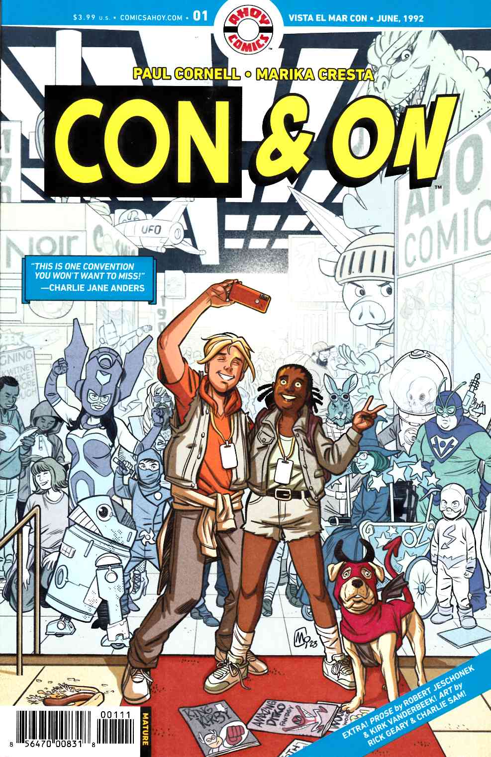 Con and On #1 Near Mint (9.4) [Ahoy Comic] LARGE