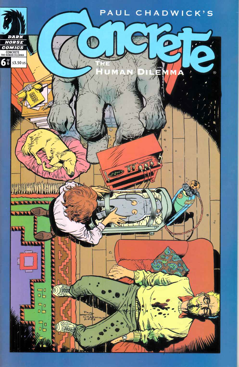 Concrete Human Dilemma #6 Very Fine (8.0) [Dark Horse Comic] LARGE