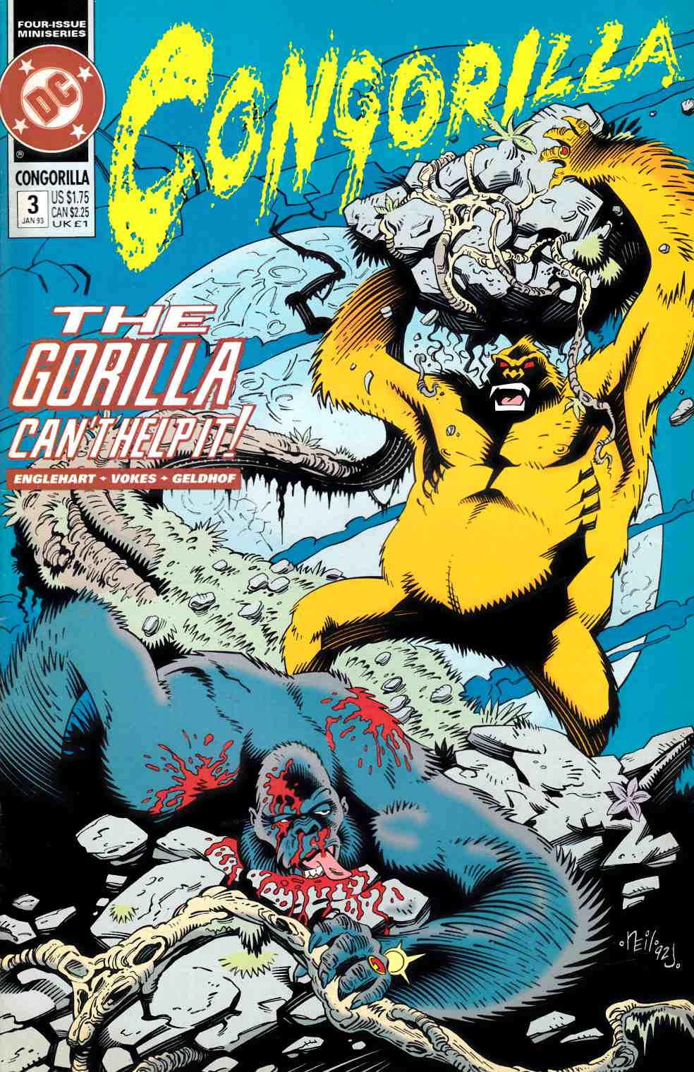 Congorilla #3 Near Mint (9.4) [DC Comic] LARGE