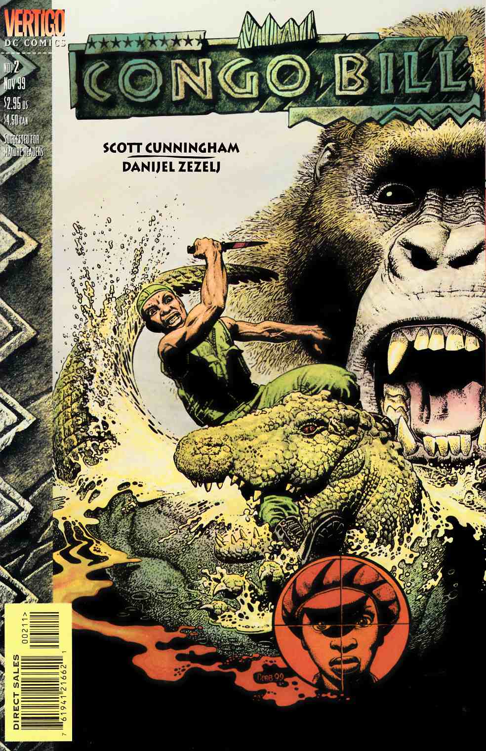 Congo Bill #2 Near Mint (9.4) [DC Comic] LARGE