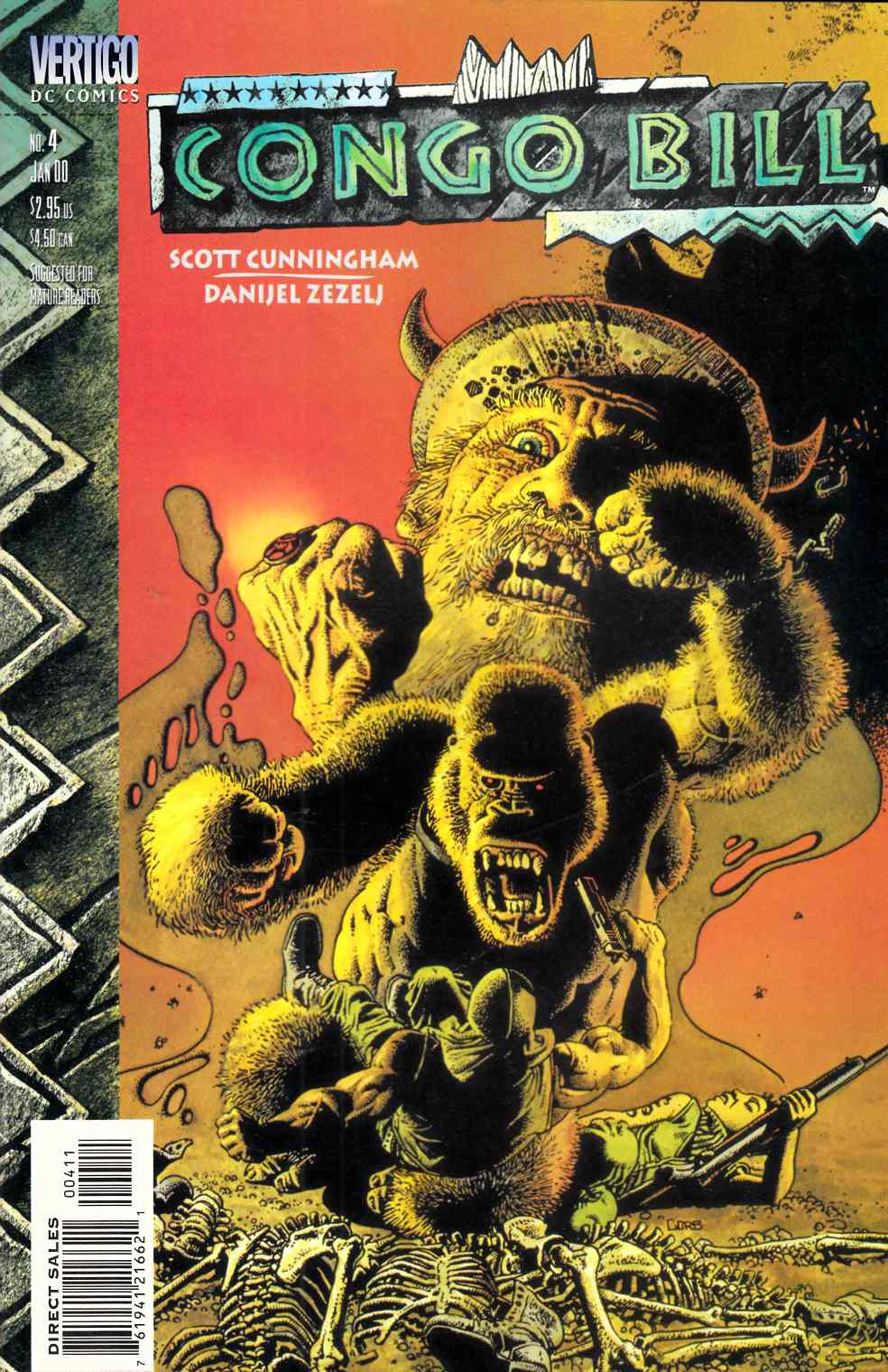 Congo Bill #4 Near Mint (9.4) [DC Comic] THUMBNAIL
