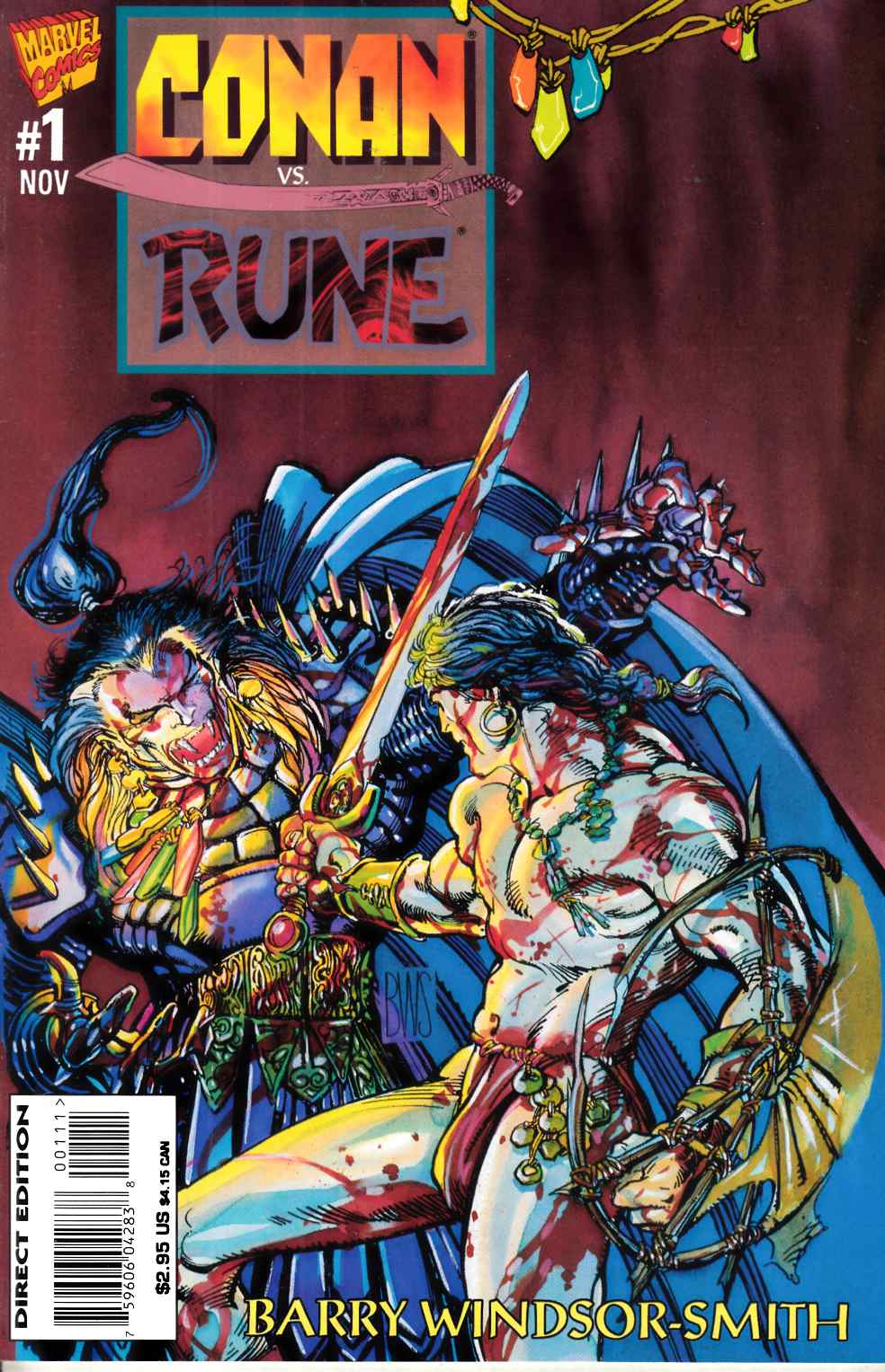 Conan vs Rune #1 Very Fine (8.0) [Marvel Comic] THUMBNAIL