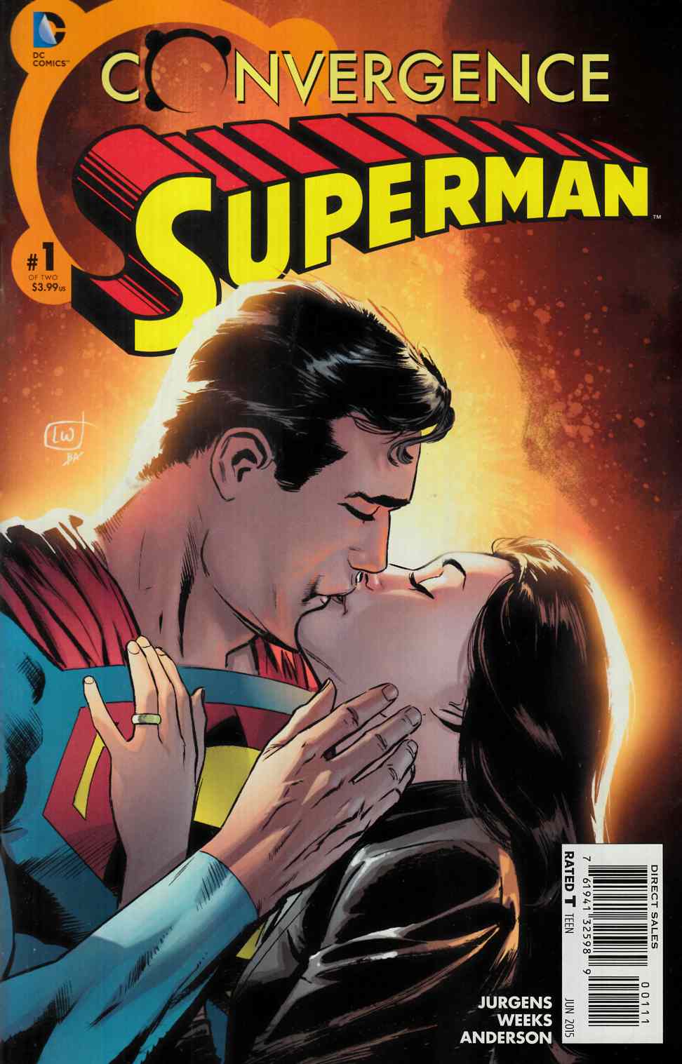 Convergence Superman #1 Near Mint Minus (9.2) [DC Comic] LARGE