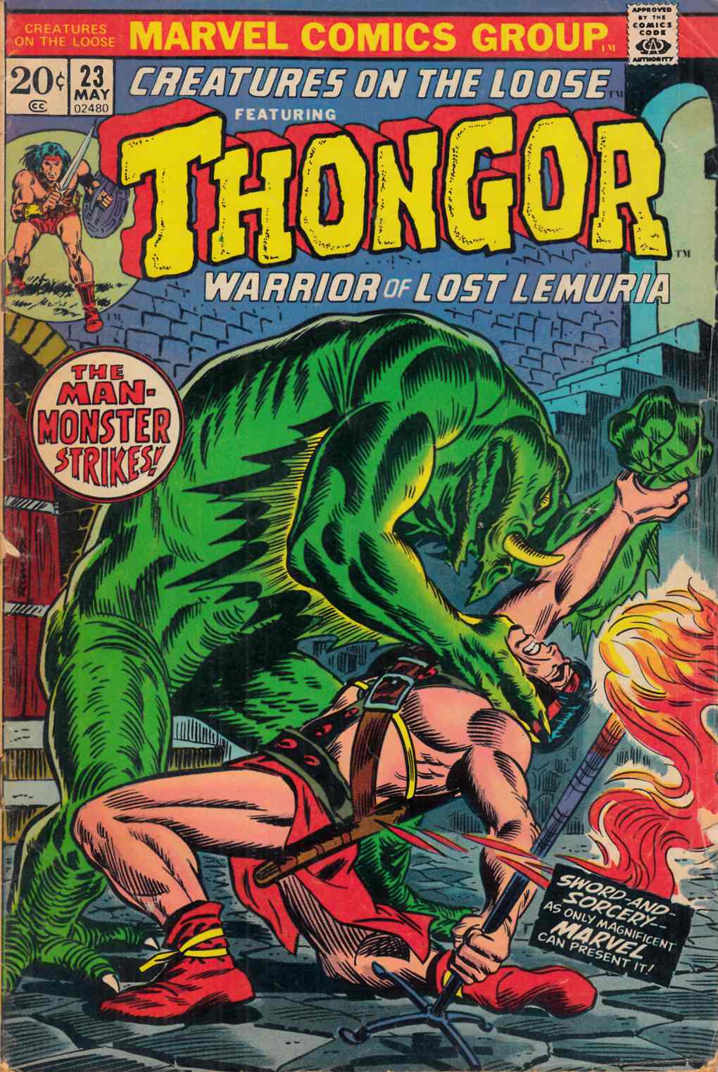 Creatures on the Loose #23 Very Good (8.0) [Marvel Comic] THUMBNAIL