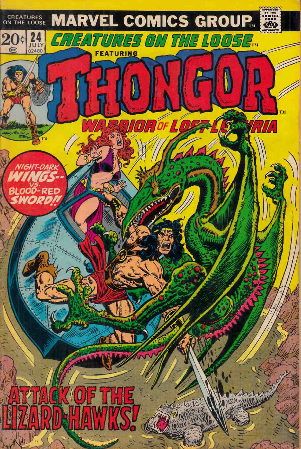Creatures on the Loose #24 Very Good (4.0) [Marvel Comic] THUMBNAIL