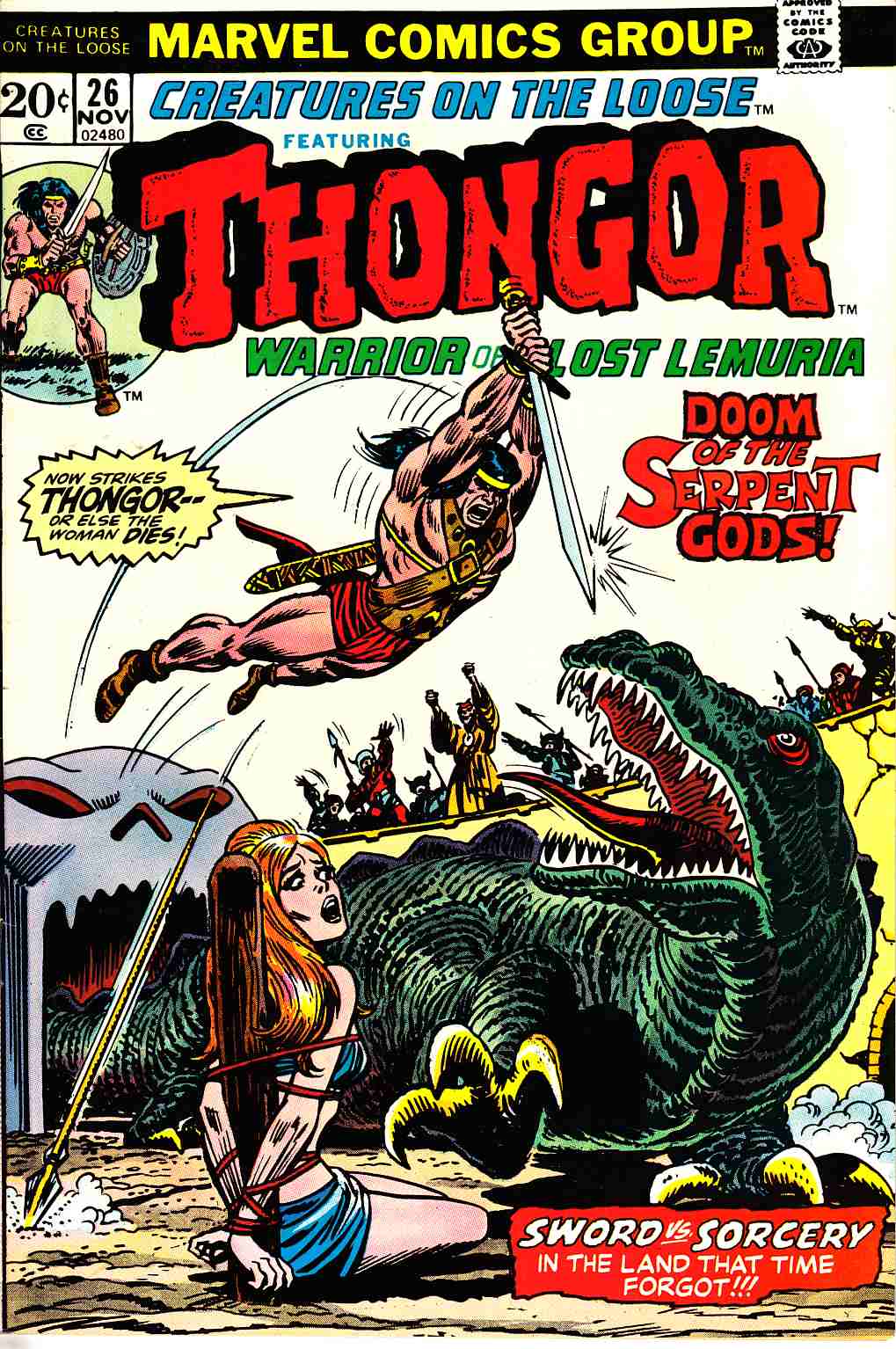 Creatures On The Loose #26 Very Fine/Near Mint (9.0) [Marvel Comic] THUMBNAIL