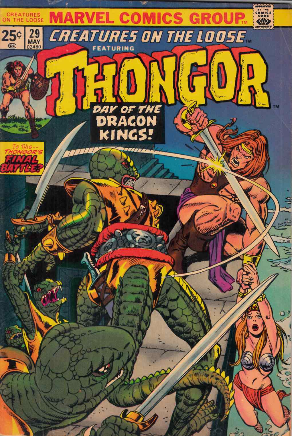 Creatures on the Loose #29 Very Good/Fine (5.0) [Marvel Comic] THUMBNAIL