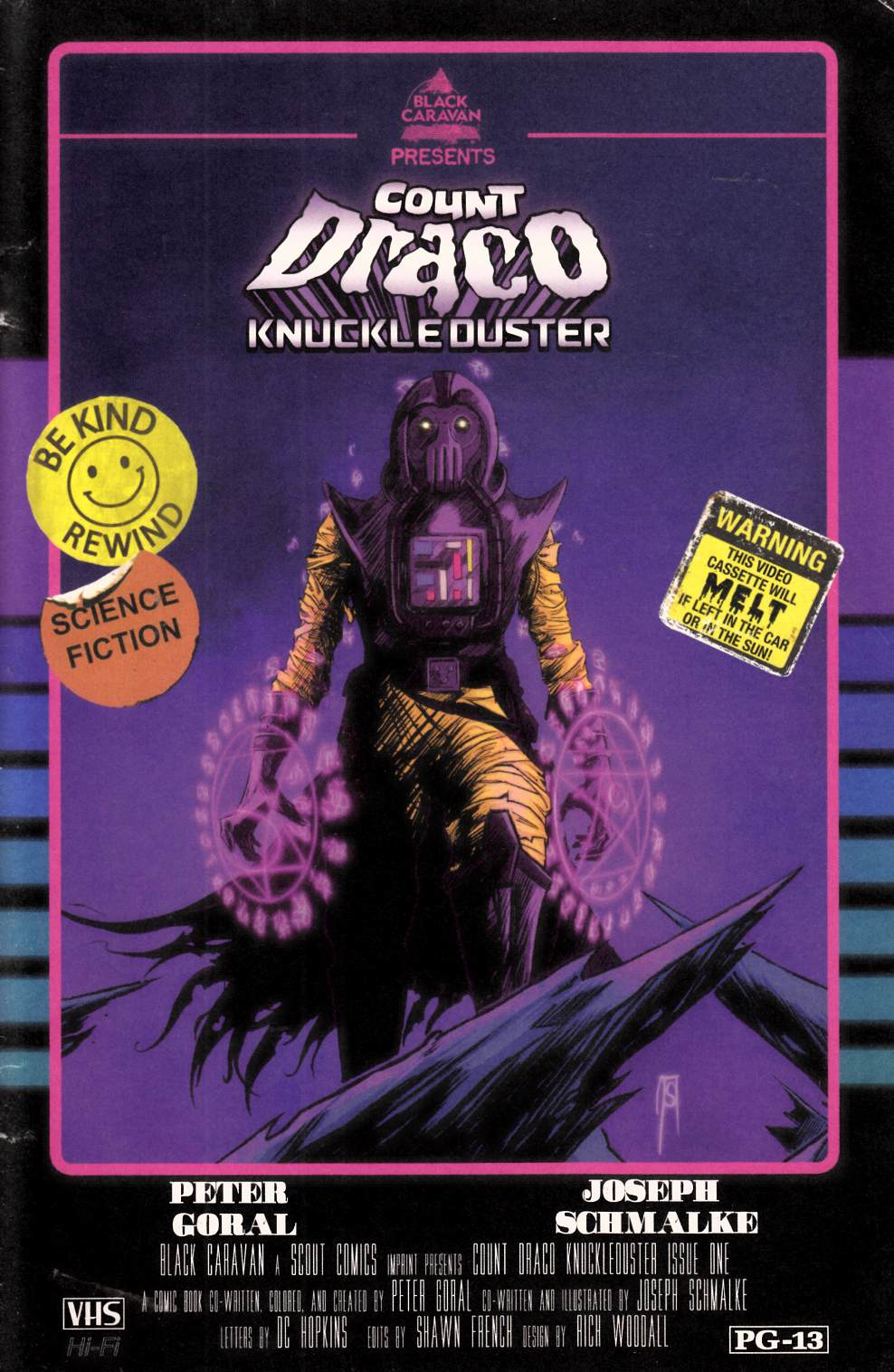 Count Draco Knuckleduster #1 VHS Variant Cover Near Mint (9.4) [Scout Comic] THUMBNAIL