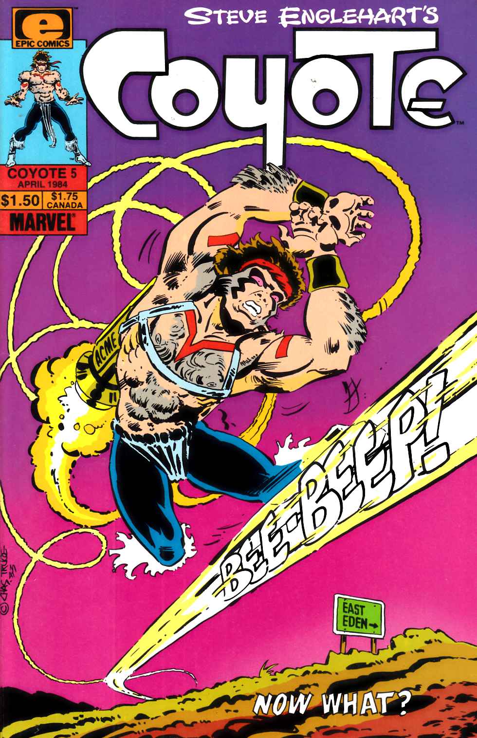 Coyote #5 Very Fine (8.0) [Marvel Comic] LARGE