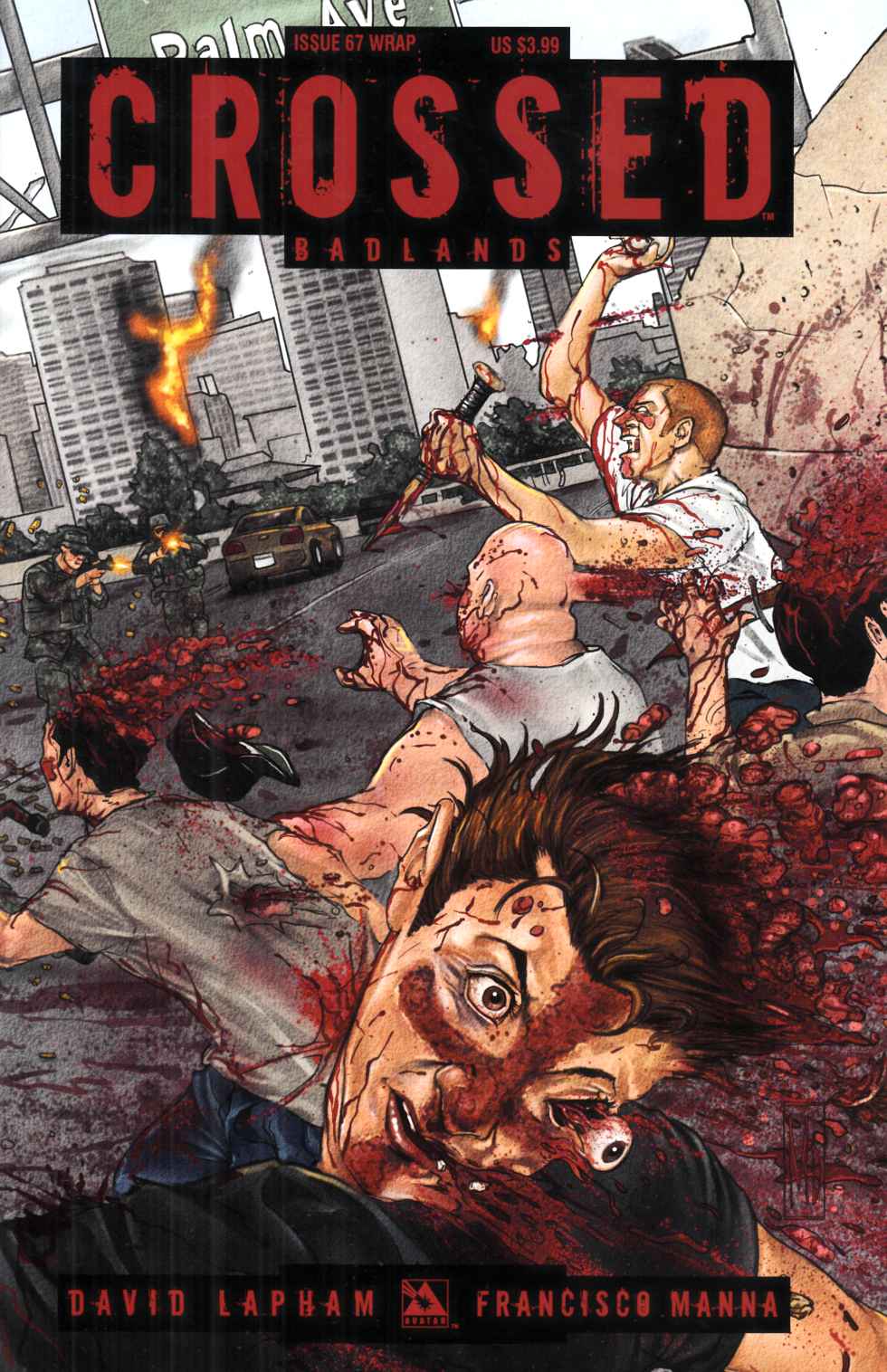 Crossed Badlands #67 Wrap Cover Near Mint (9.4) [Avatar Comic] THUMBNAIL