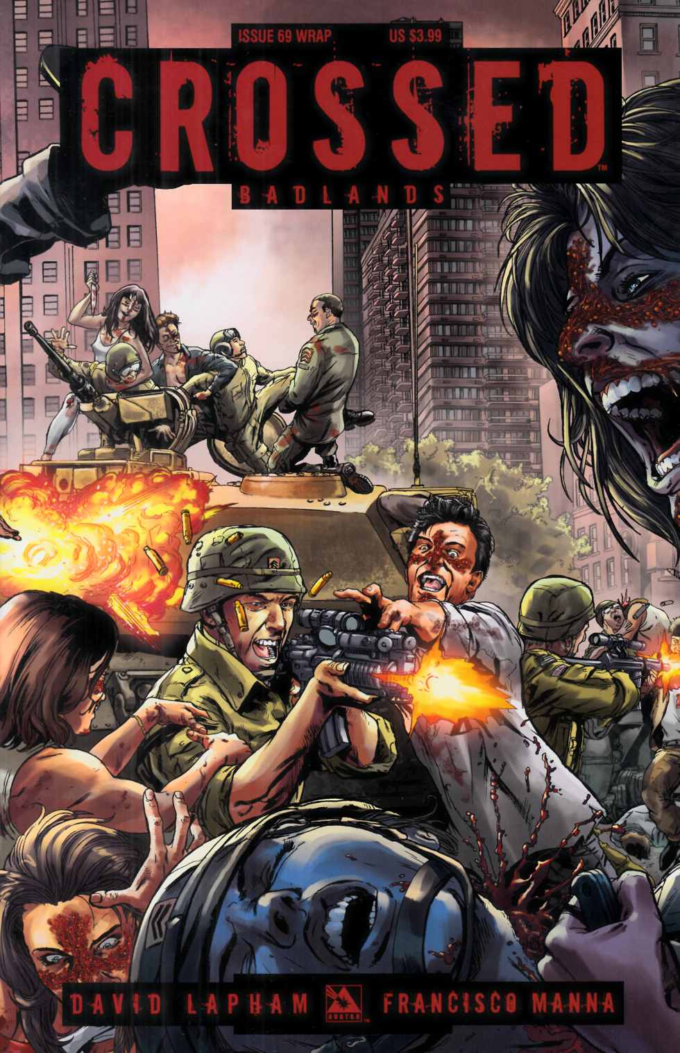 Crossed Badlands #69 Wrap Cover Near Mint (9.4) [Avatar Comic] THUMBNAIL