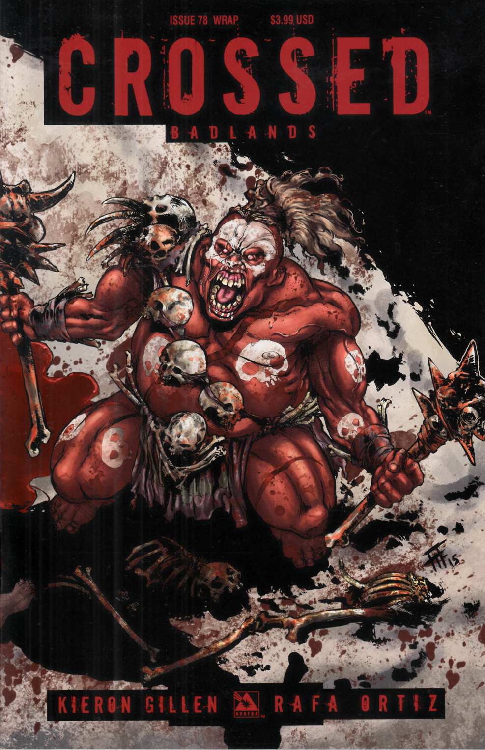 Crossed Badlands #78 Wrap Cover Near Mint (9.4) [Avatar Comic] THUMBNAIL